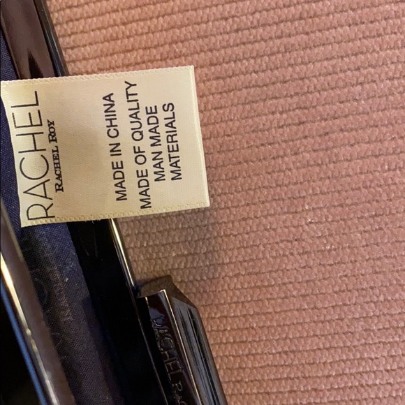 RACHEL BY Rachel Roy Black Clutch - Picture 7 of 9